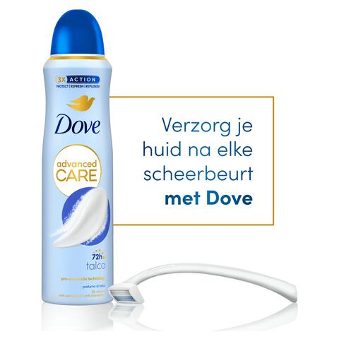Dove Advanced Care Talco Anti-Transpirant Deodorant Spray 150 ML