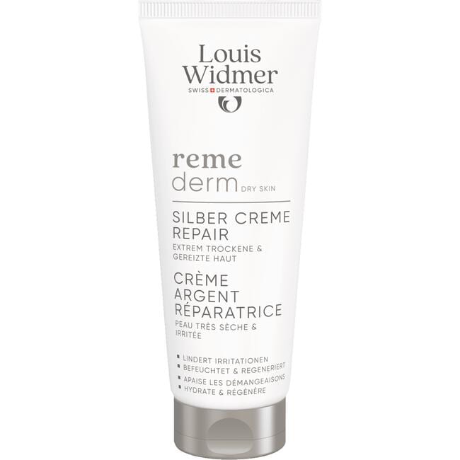 Louis Widmer Remederm Zilver Crème Repair Zonder Parfum 75 ML