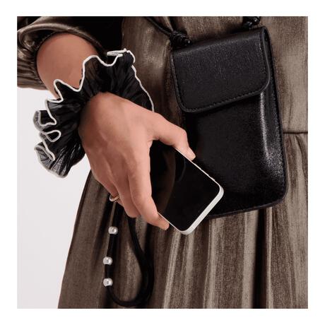 Splendid Telefoonkoord Kort Zwart Pols 1 stuk 