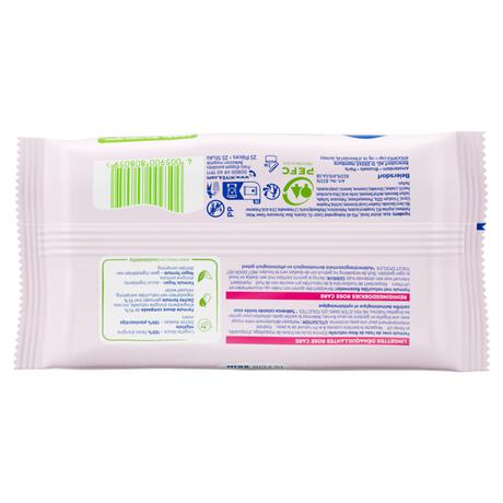 NIVEA Rose Care Reinigingsdoekjes 25 Stuks