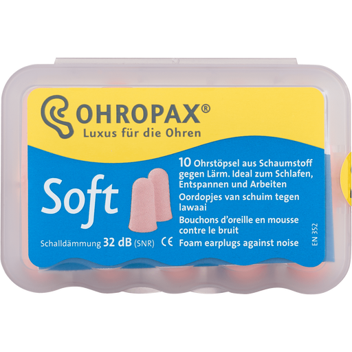 Ohropax Soft Schuim Oordopjes 10 stuks