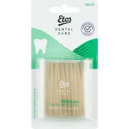 Etos Houten Tandenstokers Regular 100 stuks