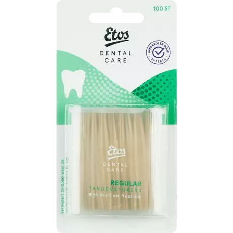Etos Houten Tandenstokers Regular 100 stuks