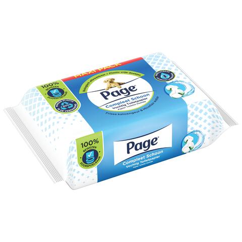 Page Vochtig Toiletpapier Compleet Schoon Maxi Voordeelverpakking