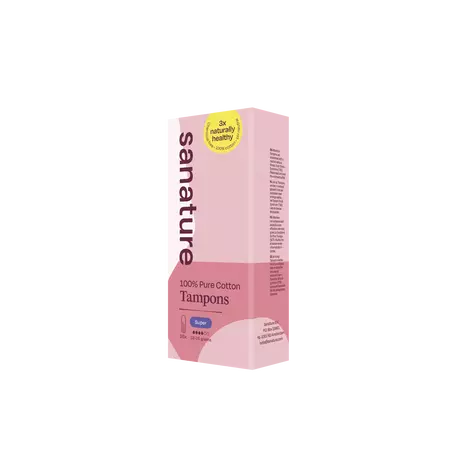 Sanature 100% Katoenen Tampons Super 16 stuks