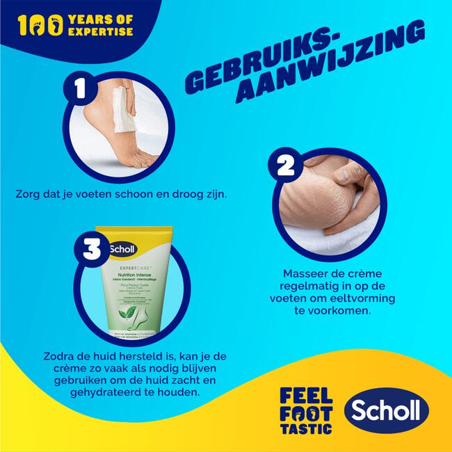 Scholl Nutrition Intense voedende voetcrème - 150 ML