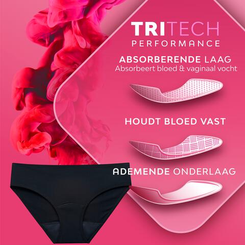 Libresse Intimawear Hipster Black M 1 Stuk