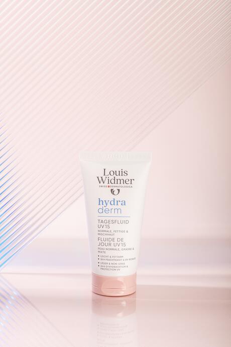 Louis Widmer Hydraderm Dag Fluide SPF15 Zonder Parfum 50 ML