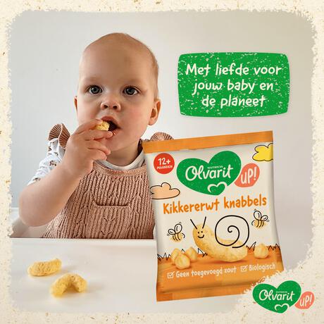 Olvarit Kikkererwt Knabbels 12 Maanden