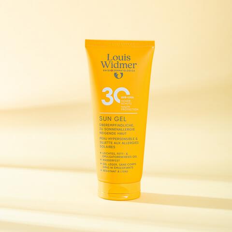 Louis Widmer Suncare Sun Gel SPF30 Zonder Parfum 100 ML