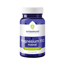 Vitakruid Magnesium 150 Malaat Tabletten 30 stuks