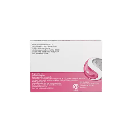 Strepsils Keeltabletten Aardbei Suikervrij 24 stuks