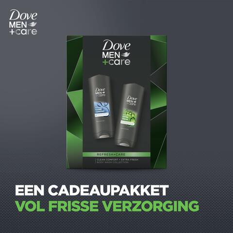Dove Dm+C Shower Duo Giftset (Clean Comfort + Extra Fresh) 250 Ml