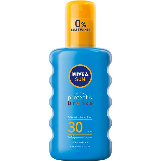 NIVEA SUN Zonnebrand Protect & Bronze Zonnespray SPF 30 200 ML