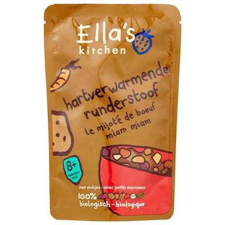 Ella's Kitchen Bio Runderstoof + Wortel 190G 8+