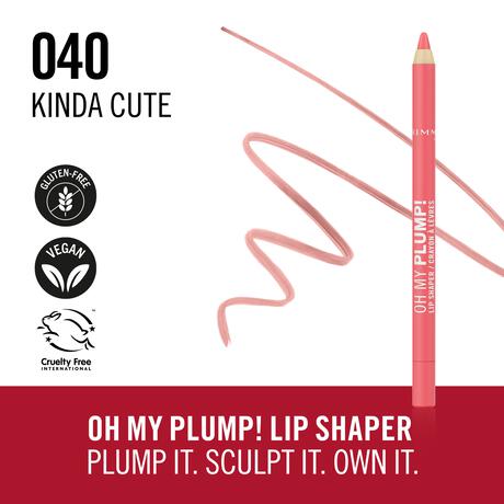 Rimmel London Oh My Plump! Lip Liner 040 Kinda Cute