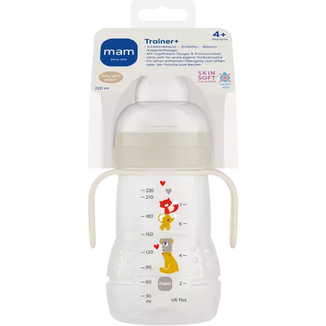 MAM Trainer+ Oefenbeker 4+ Maanden Beige 220 ML