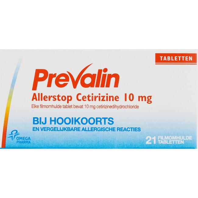 Prevalin Allerstop Hooikoorts Tabletten 10 mg