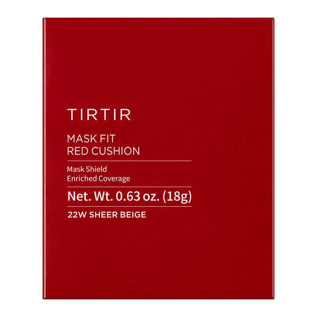TirTir Mask Fit Red Cushion Foundation 22W Sheer Beige 