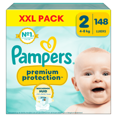 Pampers Premium Protection XXL Pack Luiers Maat 2 4-8 KG 148 stuks