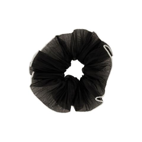 Splendid Scrunchie Wit Zwarte rand 2 stuks 
