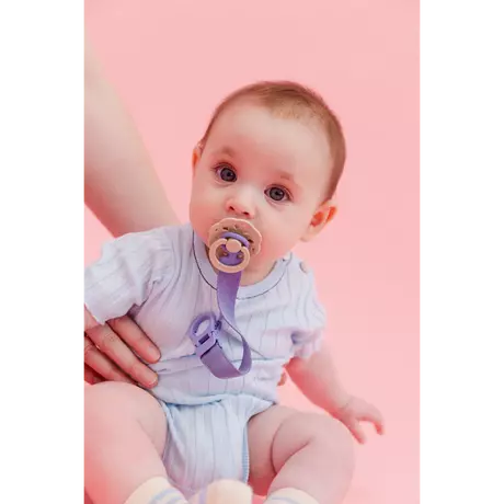 BIBS Boheme Fopspeen Rond Latex Maat 2 Woodchuck/Blush 2 stuks
