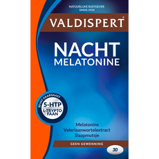 Valdispert Nacht Melatonine 5-HTP L-Tryptofaan 30  tabletten