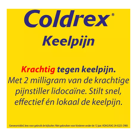 Coldrex Keelpijn Pastilles 12 Stuks