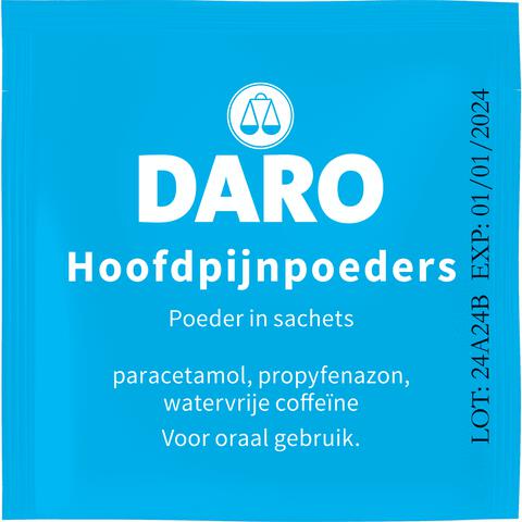 Daro Hoofdpijnpoeders 20 Sachets