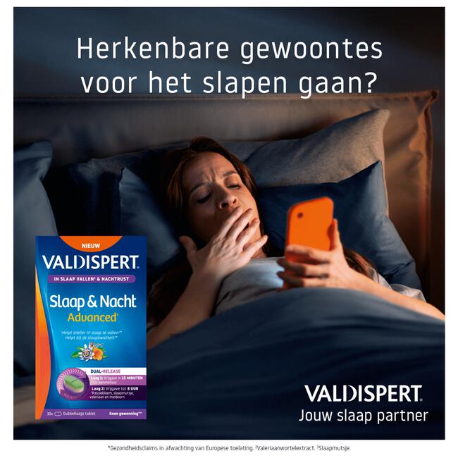 Valdispert Slaap en Nacht Advanced 30 Stuks