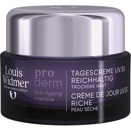 Louis Widmer Proderm Dagcrème Rijke Textuur SPF30 Zonder Parfum 50 ML