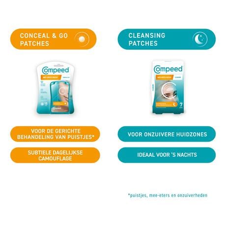 Compeed Anti-Spots Conceal & Go patches 15 stuks