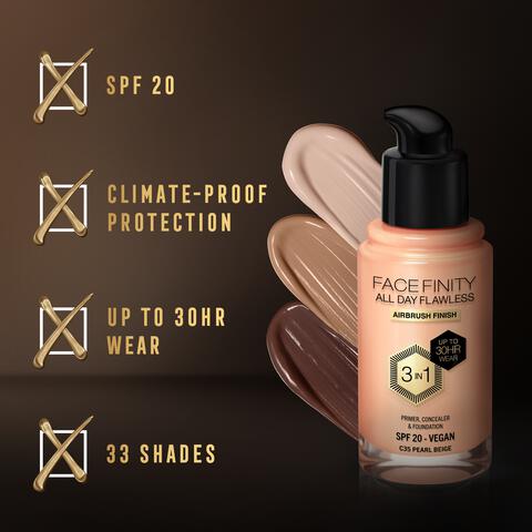 Max Factor Facefinity Foundation Pearl Beige/C35 30 ML