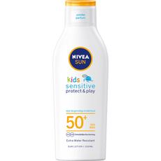 NIVEA SUN Kids Zonnebrand Protect & Sensitive Zonnemelk SPF 50+ 200 ML