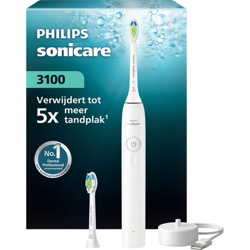 Philips Sonicare Elektronische Tandenborstel 3100 series Wit HX4032/21