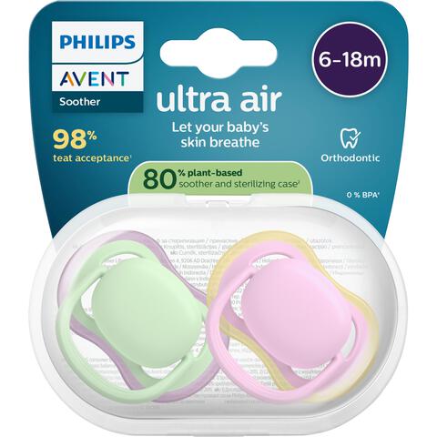 Philips Avent Fopspeen Ultra Air 6-18M SCF087/12 2 stuks