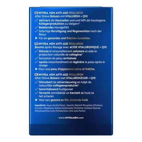 NIVEA MEN Q10 Anti-Age Hyaluron Aftershave Balsem 100 ML
