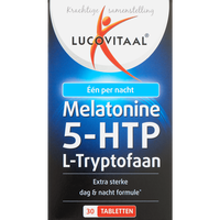 Lucovitaal Melatonine 5-HTP L-Tryptofaan Tabletten 30 stuks