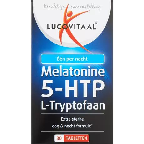 Lucovitaal Melatonine 5-HTP L-Tryptofaan Tabletten 30 stuks