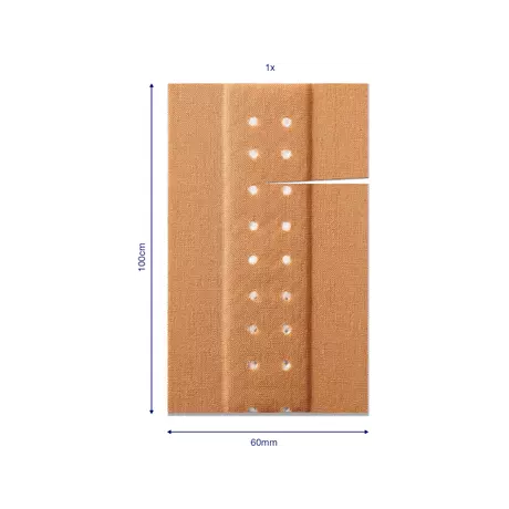 Hansaplast Classic Pleisterstrip 1M x 6CM 10 stuks