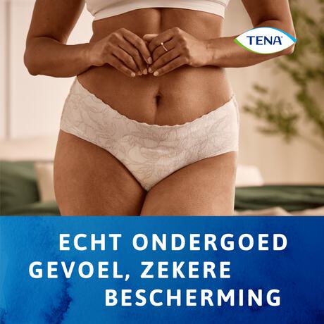 TENA Silhouette Plus Wegwerp Broekjes  Wit Low Waist  L 10 stuks