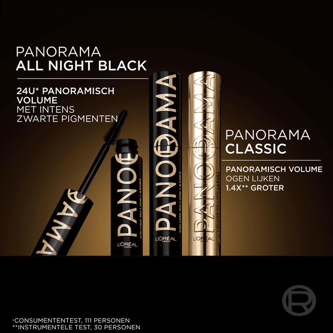 L'Oréal Paris Panorama Mascara All Night Black