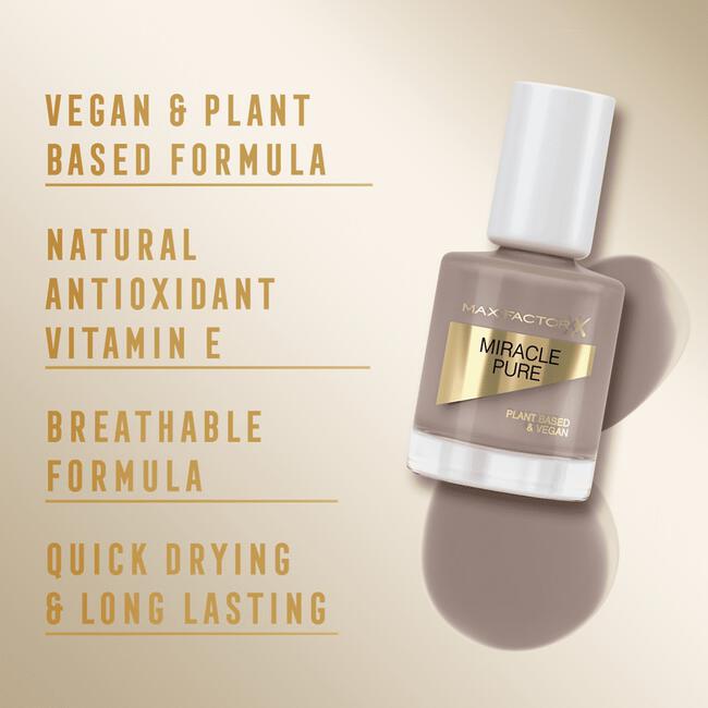 Max Factor Miracle Pure Vegan Nagellak 812 Spiced Chai