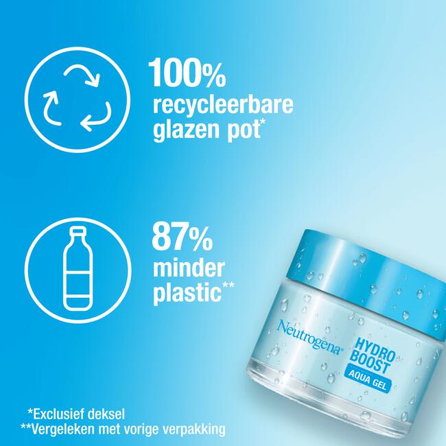 Neutrogena® Hydro Boost Aqua Gel, vochtinbrengende gel, vochtinbrengende crème, normale en gemengde huid, olievrij, 50 ml