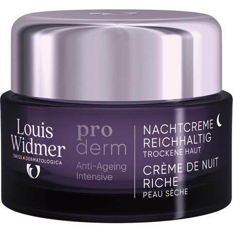 Louis Widmer Proderm Nachtcrème Rijke Textuur Licht Geparfumeerd 50 ML