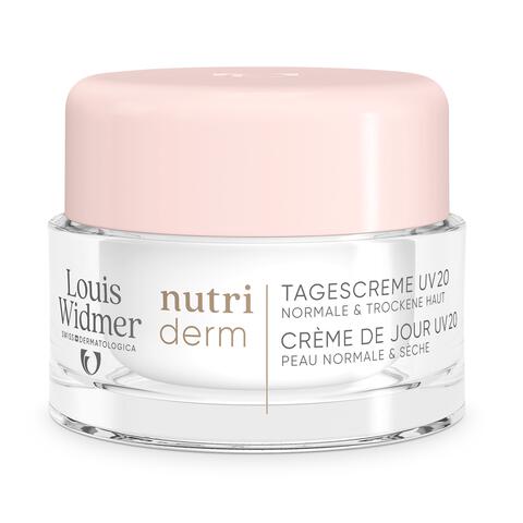 Louis Widmer Nutriderm Dagcrème UV SPF 20 Zonder Parfum 50 ML