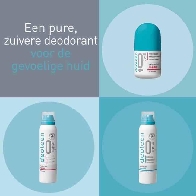 Deoleen Regular 0% Aluminium Deodorant Roller 50 ML