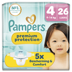 Pampers Premium Protection Luiers Maat 4 9-14 KG 26 stuks