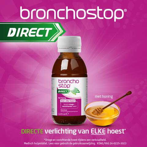 Bronchostop Direct Hoestdrank met Honing 120 ML