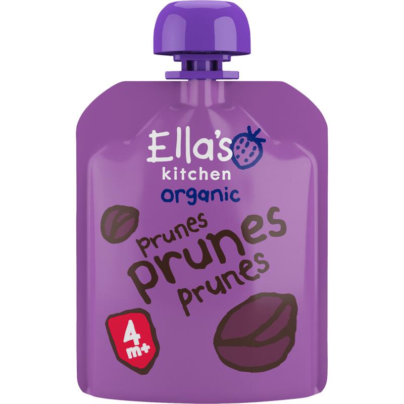 Ella's Kitchen Bio Knijpfruit Pruimen 4+ Maanden 70 gram